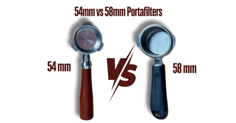 Comparing 54mm vs 58mm Portafilters for Espresso Perfection